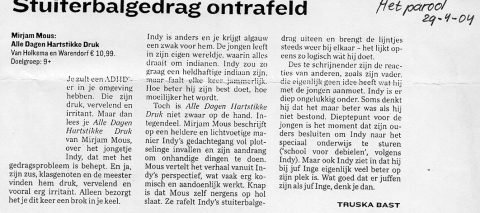 Alle dagen hartstikke druk 2004